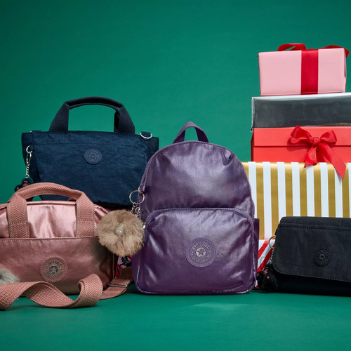 Bolsa Kipling Crossbody Anadi Maple Metallic