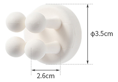 Gancho De Silicona Sin Perforaciones Para Soporte De Maquini