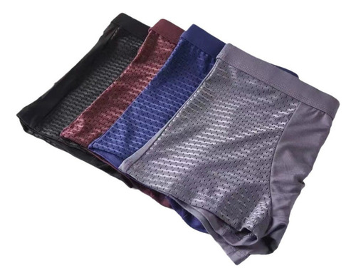 4 Boxeadores De BambĂș Box Hero,calzoncillos Boxer De Fibra A