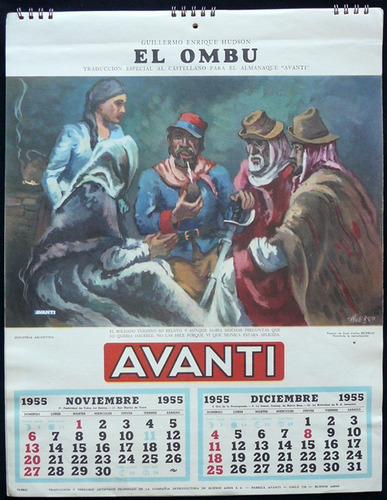 Imagen 7 de 8 de Antiguo Almanaque Avanti. Año 1955 (completo). 15006
