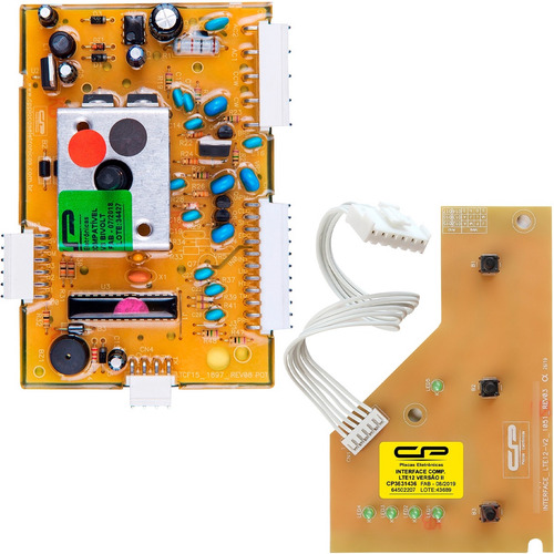 Placa Lavadora Lte12 70202698 V3 E Interface 64502207 V2