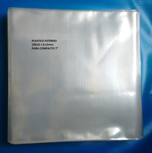 100 Plásticos Interno 31x31x0,06mm Proteção Lp Disco Vinil