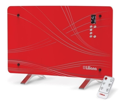 Imagen 1 de 2 de Panel calefactor eléctrico Liliana PPV510 rojo y gris 220V-240V 
