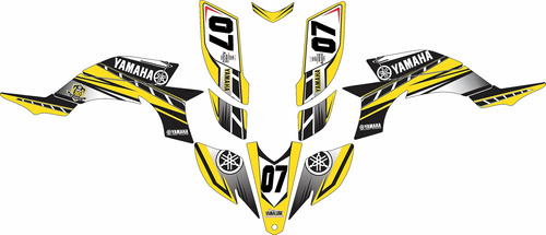 Personalizacion Yamaha Raptor Yfz 450 Sticker Calcas