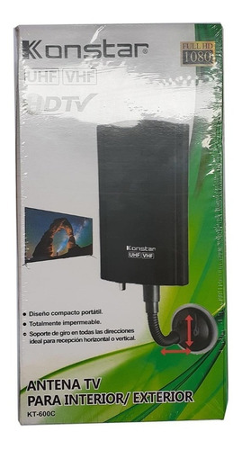 Antena Tv Konstar Interior/exterior Full Hd Kt-600c 