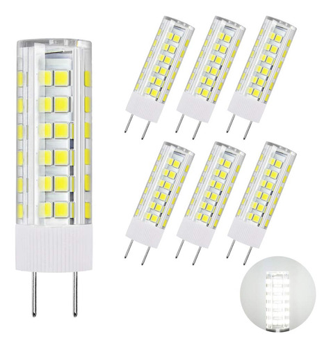 Dicuno Bombilla Led G8, Regulable, 6 W, Luz Diurna, Color Bl