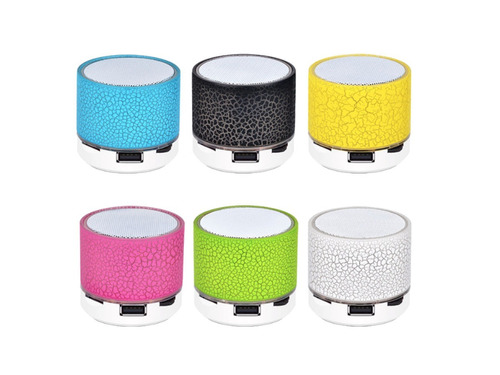Parlante Bluetooth  Usb Sd Con Luces Led