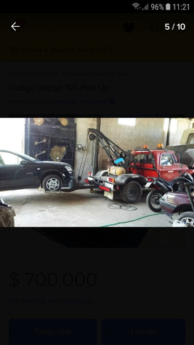 Imagen 8 de 12 de Grua Dodge D100 Modelo 80