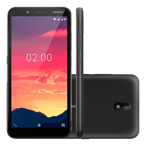 Nokia C2 Dual SIM 16 GB preto 1 GB RAM