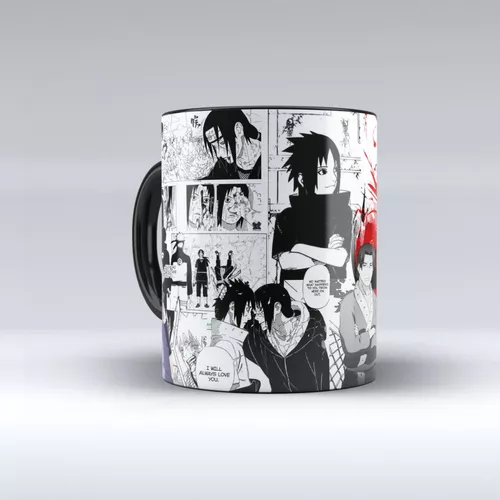 Caneca Naruto Personalizada de Plástico do Itachi Akatsuki Kakashi Sasuke  Hinata Mangá Anime Presente Xícara Polímero Quadrinho Filme Série  Personagens 10 no Shoptime