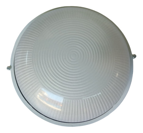 Lampara Redonda Para Exterior Blanca E27 Home Light Garden