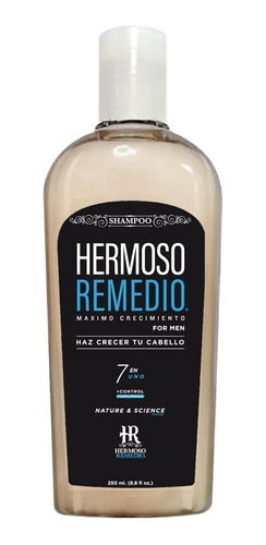 Imagen 1 de 8 de Shampoo Anticaida Crecimiento Caspa Reparador Hombre 7 En 1