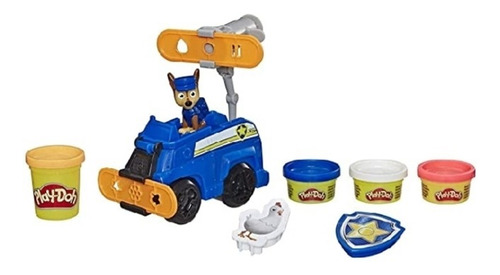 Imagen 4 de 8 de Juguete Play Doh Kit Paw Patrol Chase Plastilina Moldeable