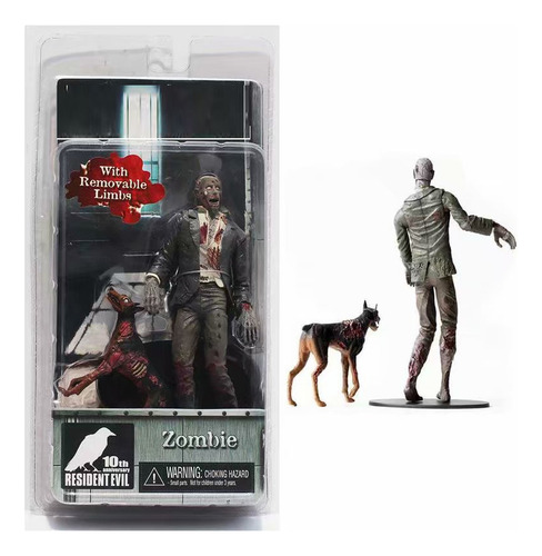 Zombie Dog Cachorro Zumbi Resident Evil 10 Anniversary Neca