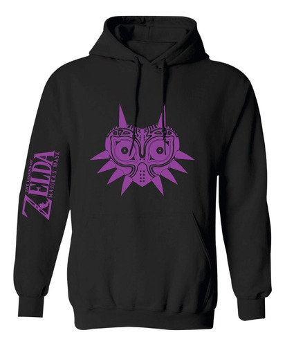 Sudadera Modelo Zelda Majora´s Mask Estampado En Vinil