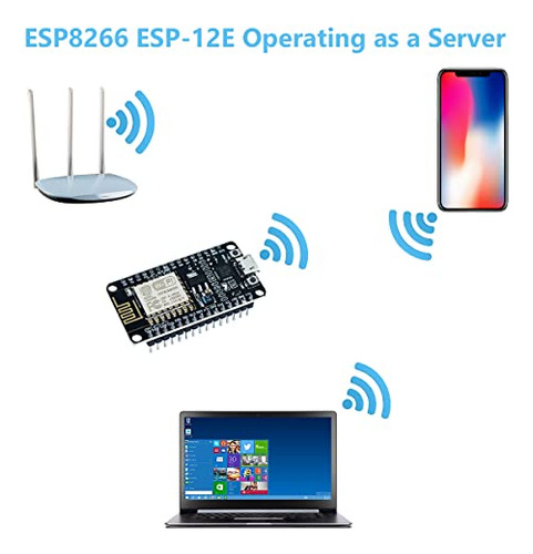 Módulo Wifi Hosyond Esp8266 Nodemcu Cp2102 Esp-12e, 3 Unidad