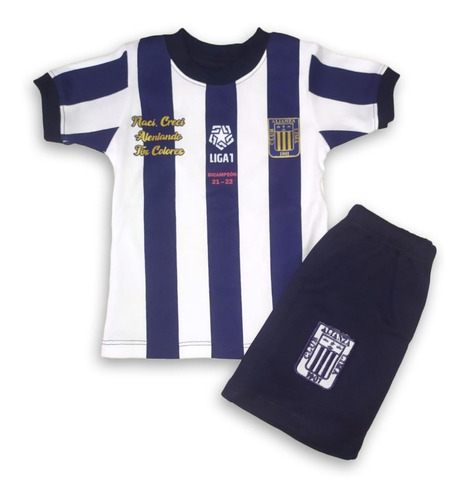 Conjunto De Algodón Pima Deportivo Para Bebé Alianza Lima-al