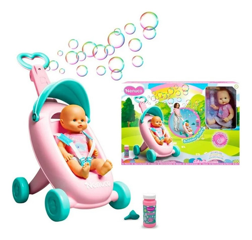 Muñeca Nenuco Sillita De Burbujas 35 Cm
