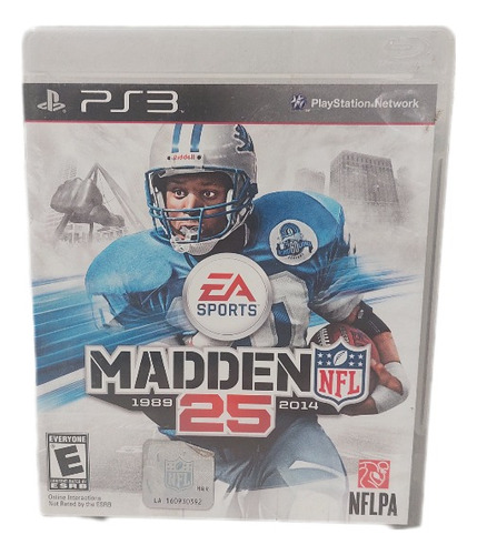 Madden Nfl 25 1989-2014 / Ps3 / *gmsvgspcs* (Reacondicionado)