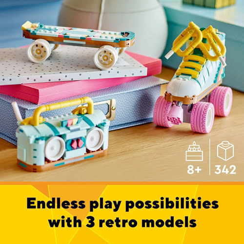 Lego Creator Kit De Construcción De Patines Retro 3 En 1, Se