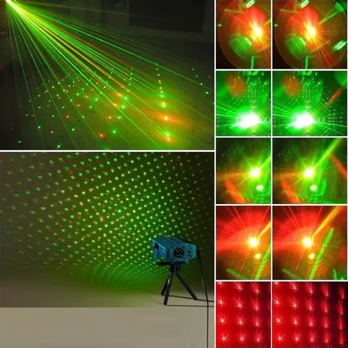 Laser Led Lluvia Multipunto Audioritmico Luces Dj Fiestas Boliche Full