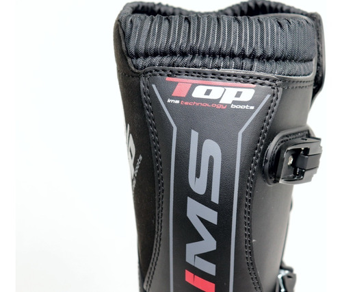Imagem 6 de 10 de Bota Ims Top Preta Trilha Motocross Enduro