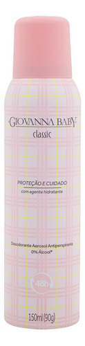 Desodorante Aerossol Antiperspirante Classic Giovanna Baby 150ml