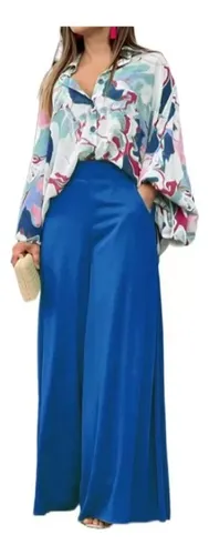 Trajes de pantalon y online blusa elegantes para fiesta