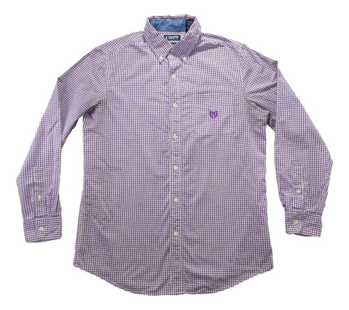 Camisa Chaps Violeta/blanco