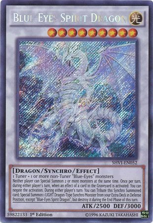 Yugioh! Blue-eyes Spirit Dragon - Shvi-en052