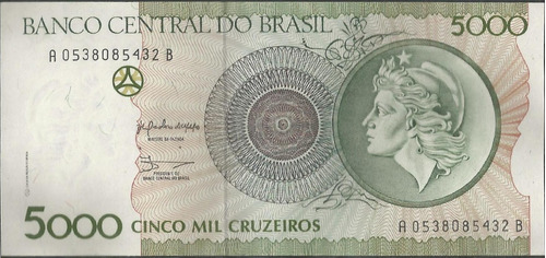 Brasil, 5000 Cruzeiros Nd1990 P227a