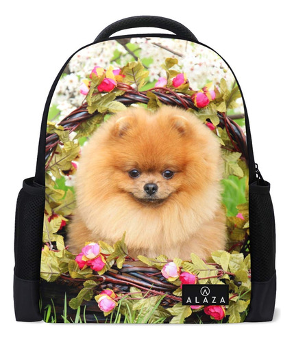 Mochila Para Ordenador Portatil Diseño Cesta Perro