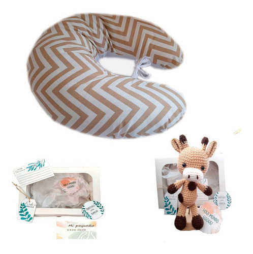 Imagen 5 de 9 de Almohada Mama Bebe Y Muñeco Apego Amigurumi