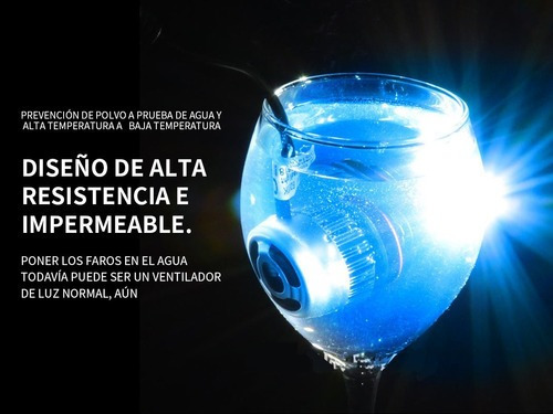 M 1 Bombilla Aileo Para Motocicleta, Color Azul Hielo
