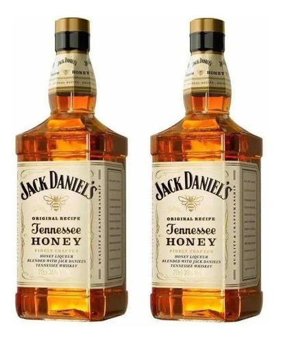 Jack Daniels Honey X2 Unidades De 750 Ml