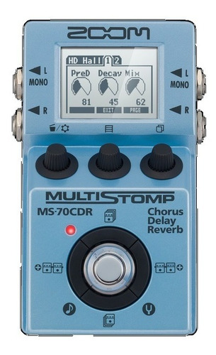 Pedal Zoom Ms70 Cdr Multiefecto Modulacion Multistomp Efecto