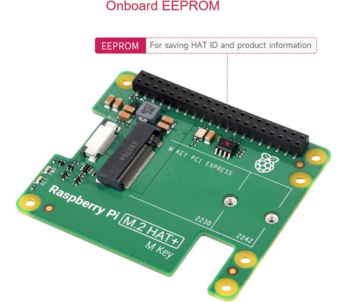 Adaptador Ssd M.2 Hat P/ Raspberry Pi 5 Ueekkoo