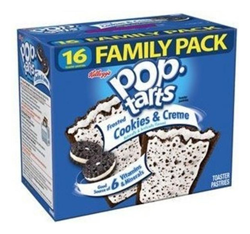 Kellogg &#39;s Pop-tarts Frosted Cookies &amp; Crem.