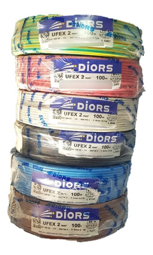 Cable Unipolar Diors 2mm Bobina 100 Metros