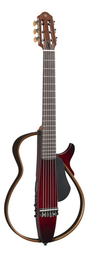 Guitarra criolla clásica Yamaha SLG200N para diestros crimson red burst