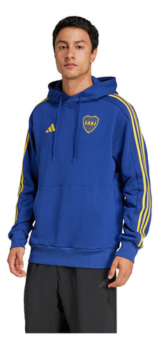 Buzo Con Capucha Boca Juniors Dna Jf0414 Adidas