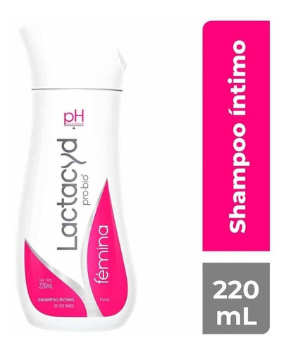  Shampoo Lactacyd Pro Bio Íntimo Con 2 Piezas Con 220 Ml