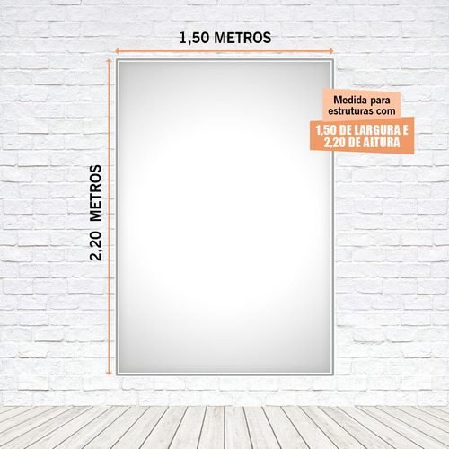 Painel Retangular Fundo Sublimado Frutinha 1,50x2,20 Cor Frt-5505