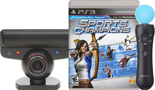 3 Controles Playstation Move + Camára + Sports Champions