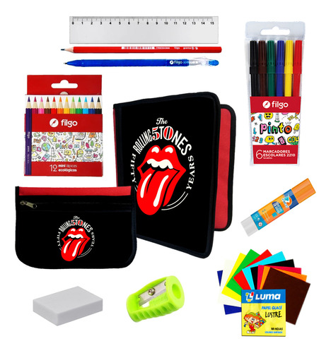 Oferton Carpeta + Cartu + Utiles Rolling Stones #452