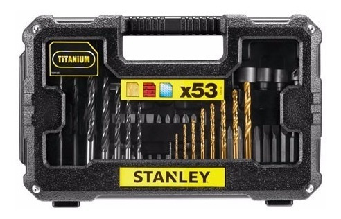 Kit Brocas Pontas Furar Parafusar 53 Pçs Stanley Sta7223-xj