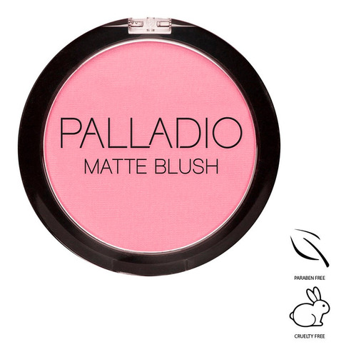 Rubor Compacto Mate Palladio Matte Blush Vegano X6g