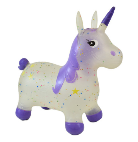 Unicornio Saltarín Inflable Para  Niñas Bola 8 Uruguay.