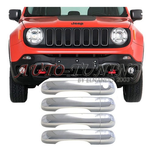 Cubre Manijas Cromadas Jeep Renegade