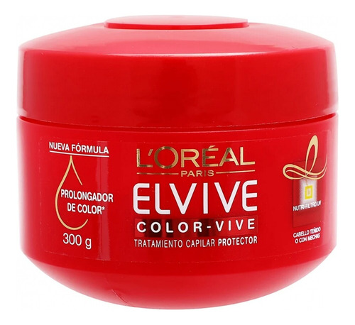 Crema Mascarilla Protectora De Color Elvive 300 Ml